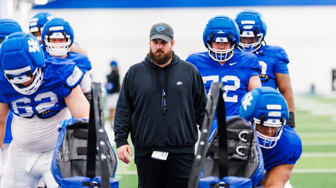 Why Will Stein picked one of youngest assistants in country to lead UK O-line