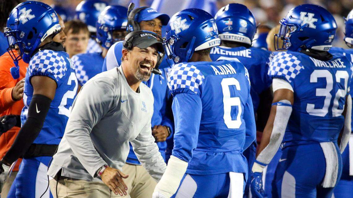 Kentucky football defensive coordinator Brad White leads a defense that ranks ninth nationally in scoring defense.