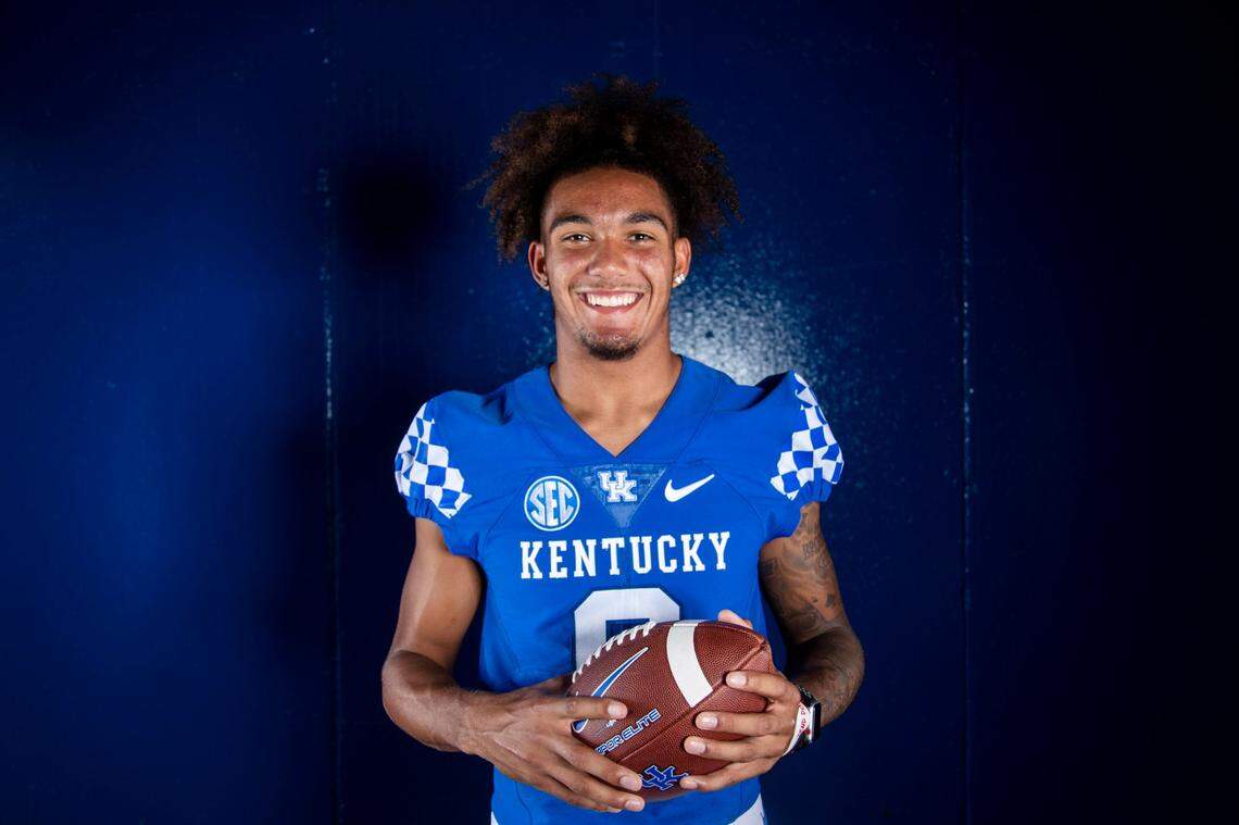 Dane Key, the son of former UK linebacker Donte Key, was playing for Frederick Douglass High School in Lexington at this time last year but is already poised to become a starter for the Wildcats this fall.