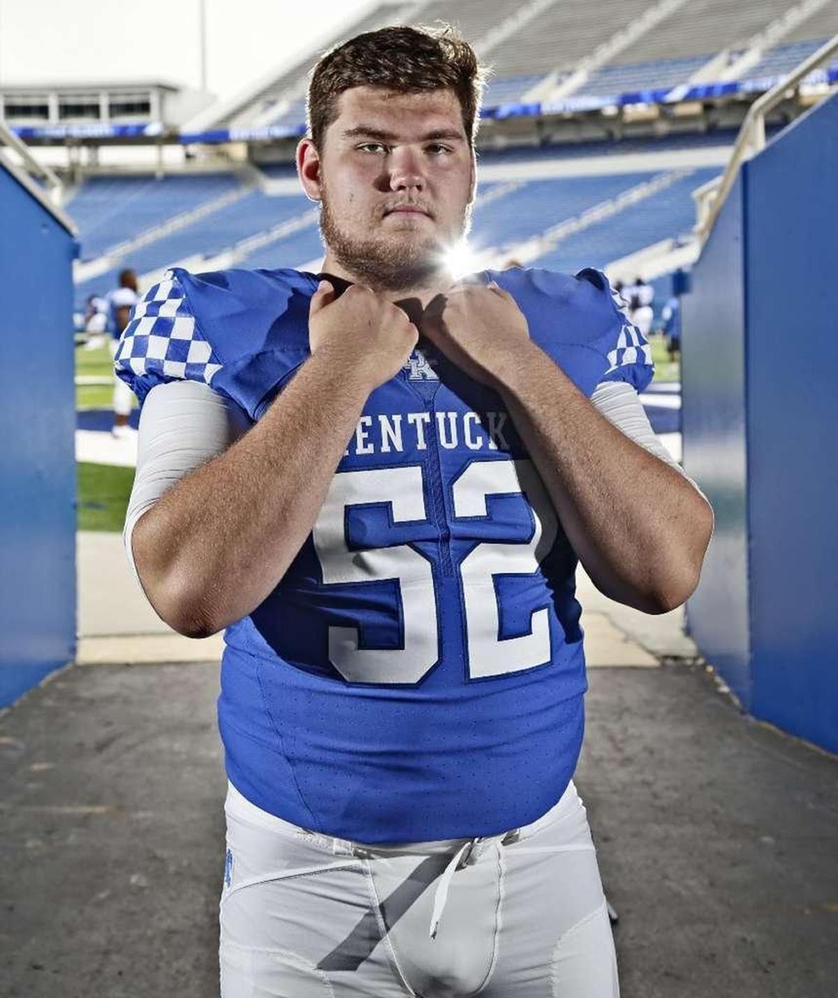 UK center Drake Jackson said if he wasn’t playing football he’d be an astronaut.