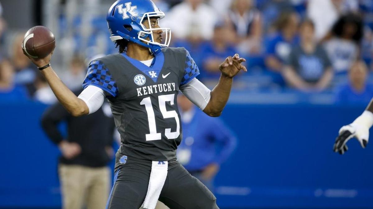 Stephen Johnson goes into fall camp as UK’s No. 1 quarterback after leading the Cats to the TaxSlayer Bowl last season.