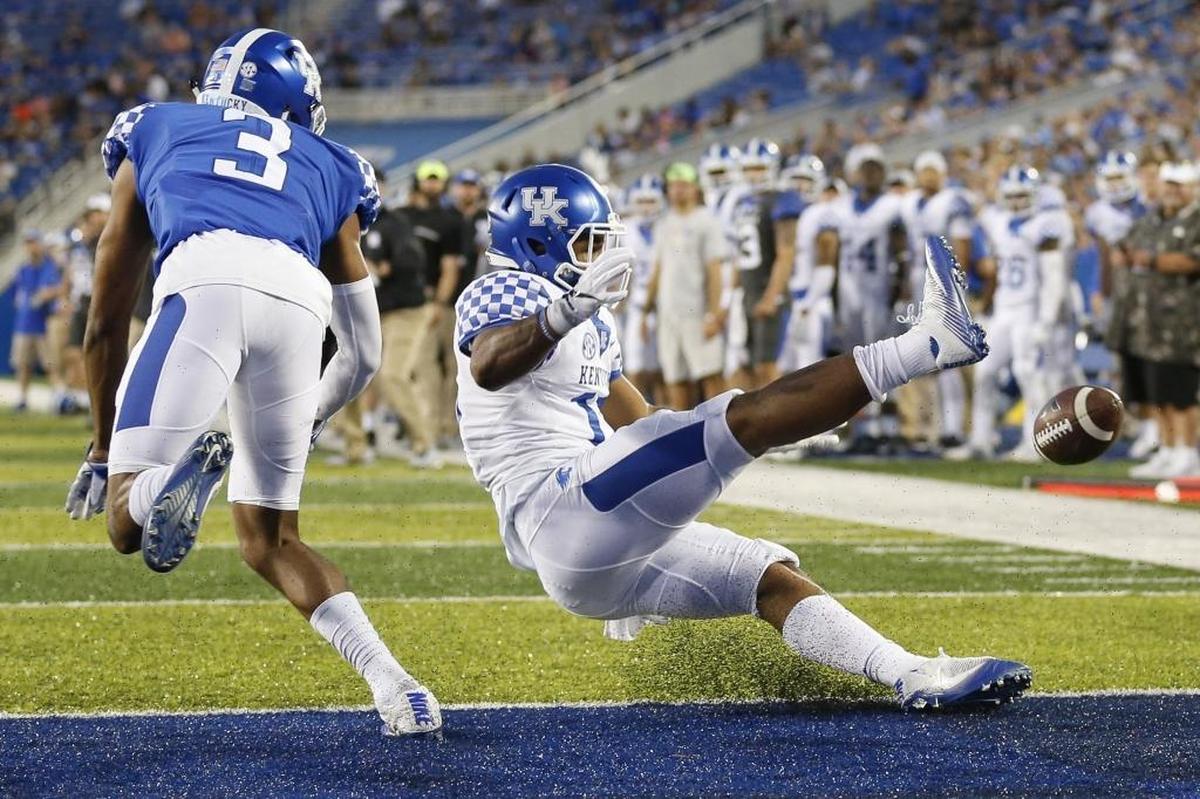 Kentucky safety Jordan Griffin (3) is the most experienced player in a UK secondary that lost its top six players from a season ago to graduation or injury.