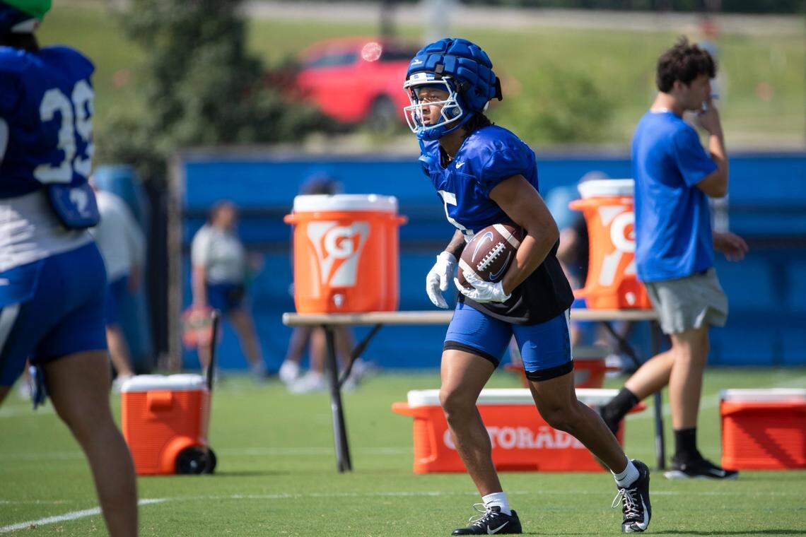 Freshman Anthony Brown appears to have already locked down a spot in the wide receiver rotation after impressing during spring practice.