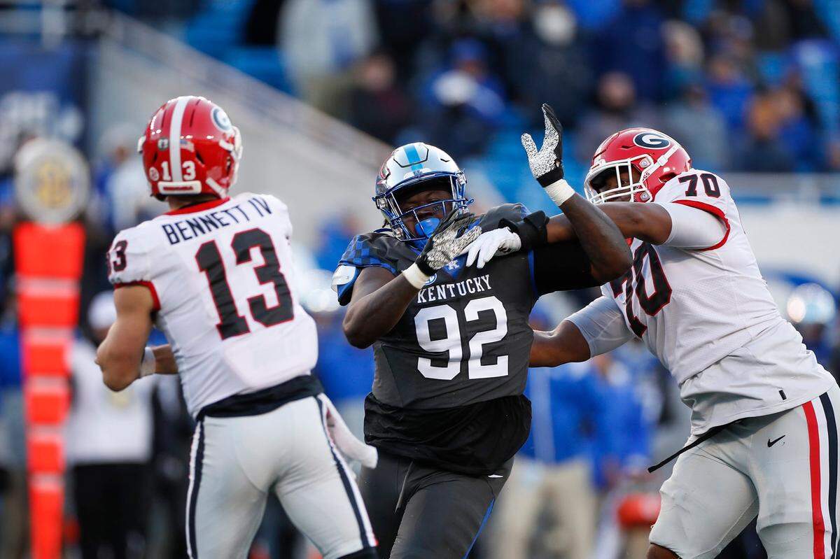 Kahlil Saunders’ best game last season came with five tackles against No. 1 Georgia.