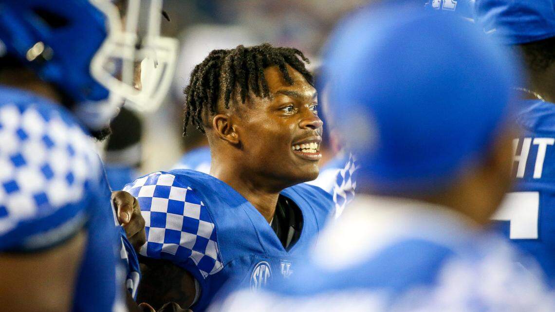 Kentucky football freshman receiver Barion Brown was named SEC Special Teams Player of the Week after returning a kickoff 100 yards for a touchdown versus Miami (Ohio).