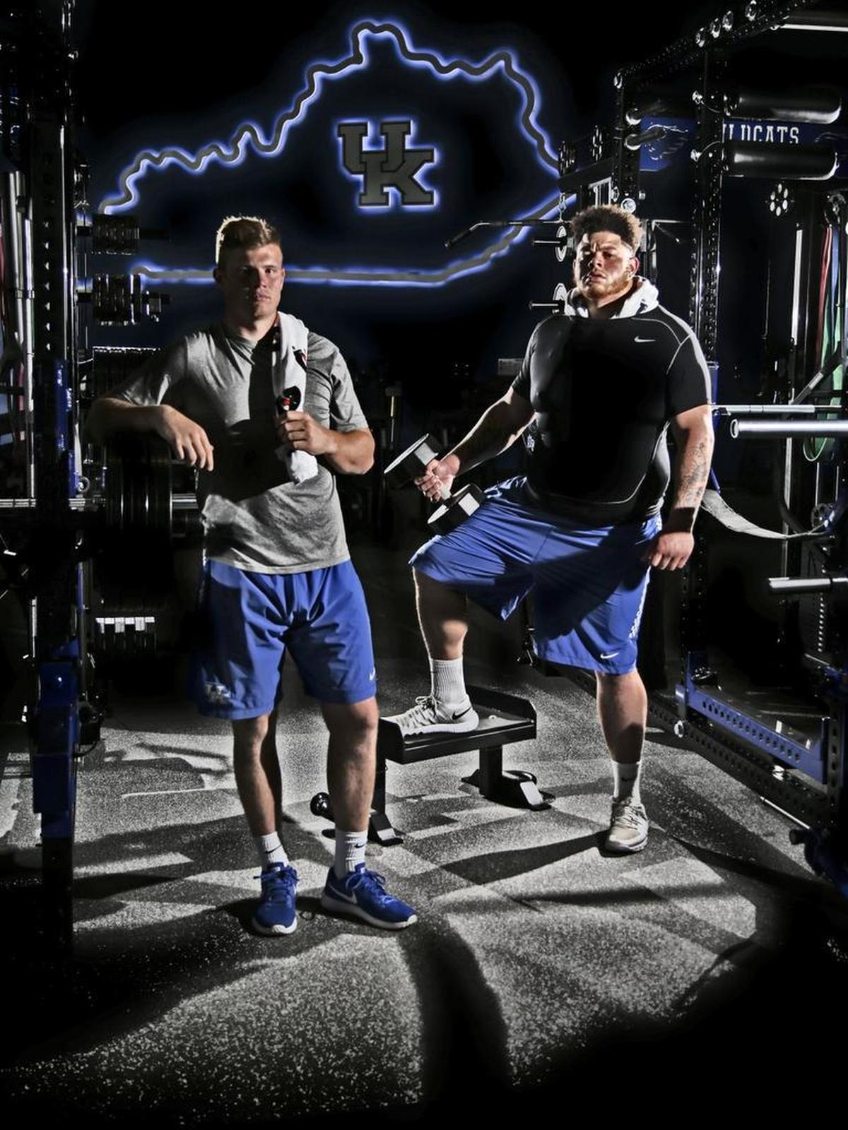 Quarterback Drew Barker, left, and defensive lineman Matt Elam were major in-state recruits in the 2014 class.