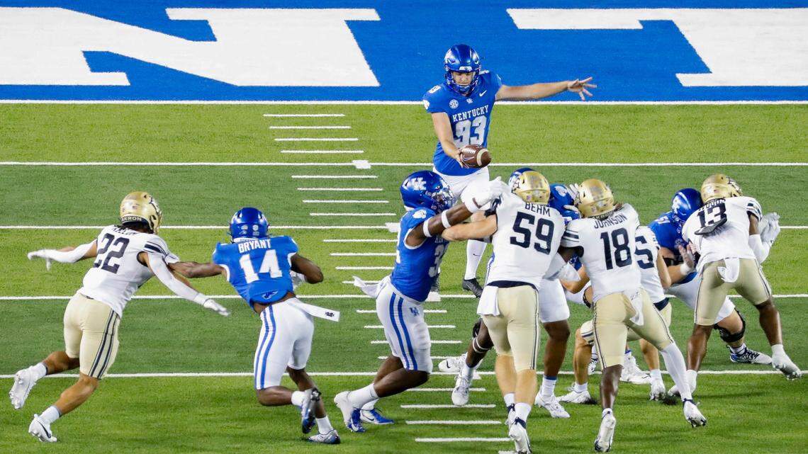 Kentucky punter Wilson Berry retained his starting job despite the addition of top transfer Aidan Laros from UT Martin.