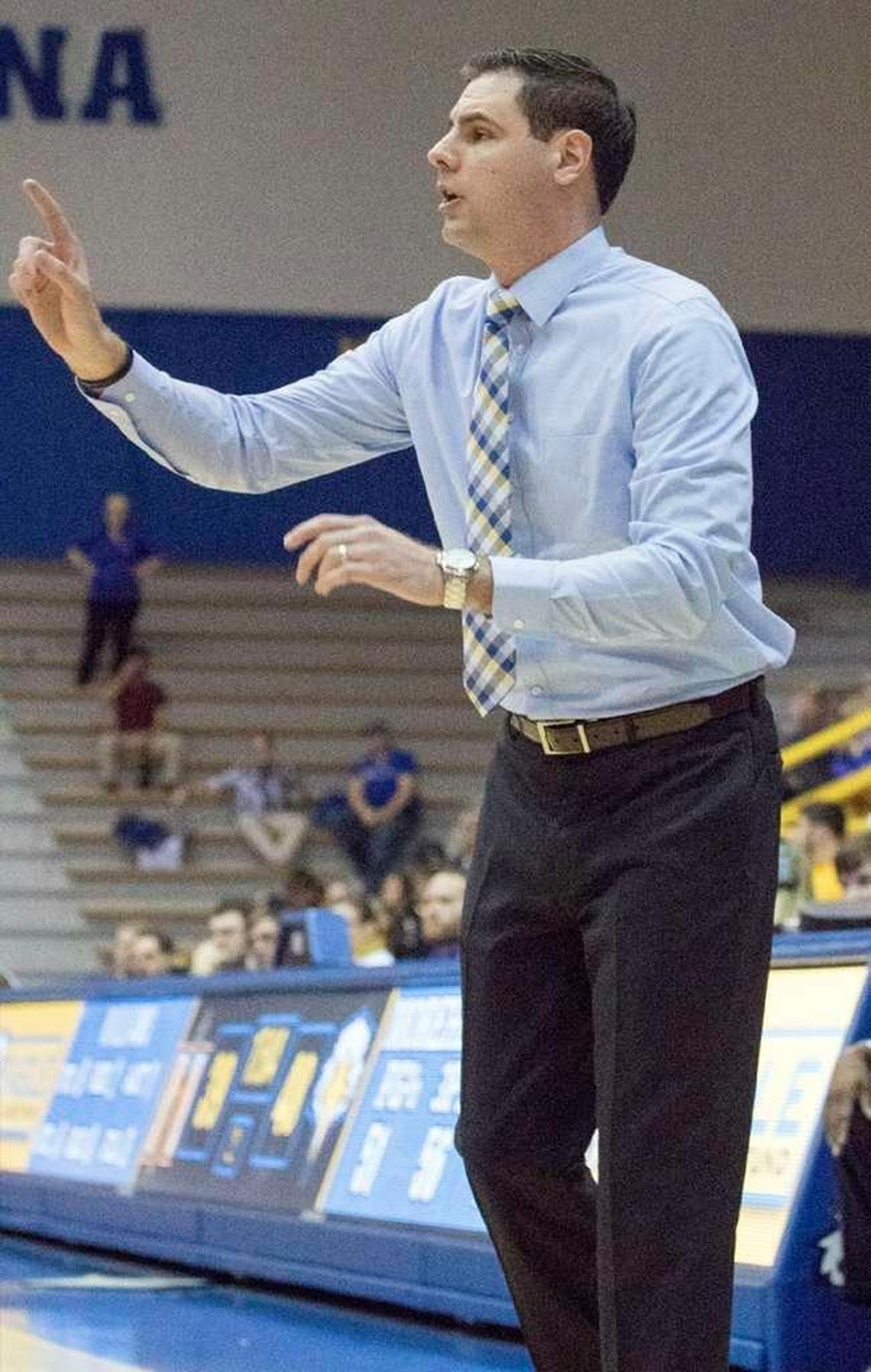 Preston Spradlin was named Morehead State head men’s basketball coach after leading the Eagles to a 12-9 record last season as interim coach after succeeding Sean Woods.