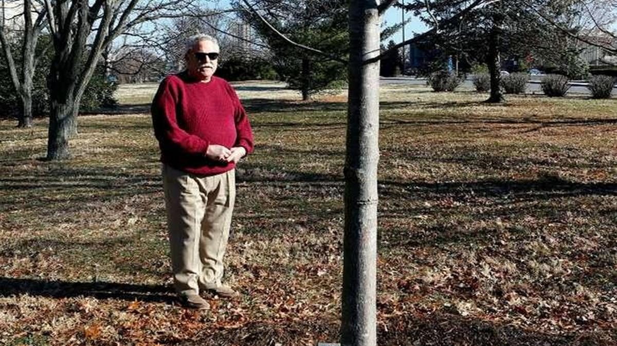 After his son, Steven Dearborn, an enthusiastic Kentucky football tailgater, died at age 40 last spring from head injuries suffered in a fall in his home, Gary Dearborn contacted UK Athletics Director Mitch Barnhart to see if a tree honoring Steven could be planted near where he had tailgated in Commonwealth Stadium’s Orange Lot. Three days later, a UK official contacted Gary Dearborn to say yes.