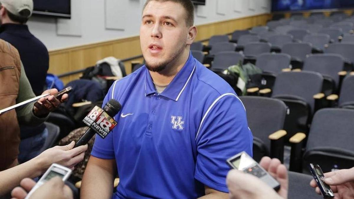 Tate Leavitt is considered one of the best junior-college offensive tackles in the country. He enrolled in classes at UK last month and will join the Wildcats for spring practice.