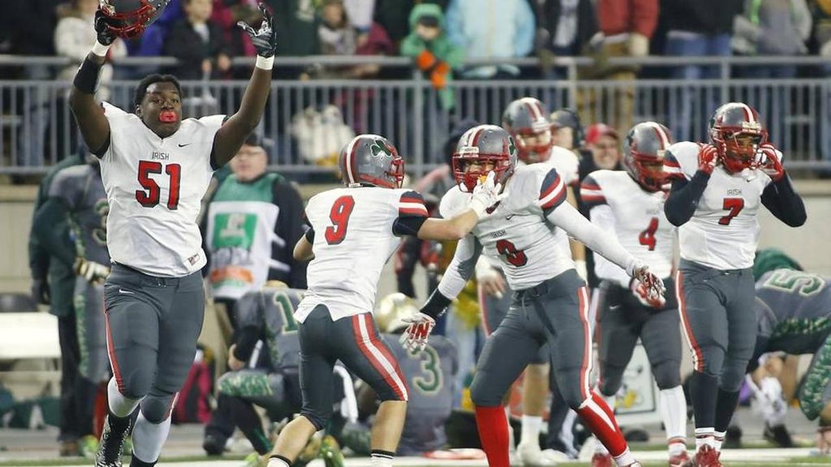 James Hudson (51) is considered one of the best defensive ends in high school football, and he committed to Kentucky last July.