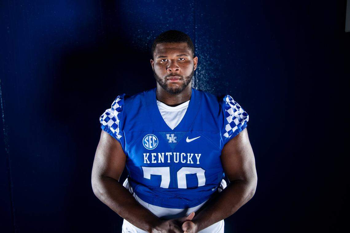 Kentucky fans could get a look at five-star offensive lineman Kiyaunta Goodwin sooner than later if the 6-foot-8, 351 pound freshman continues to impress in practices.