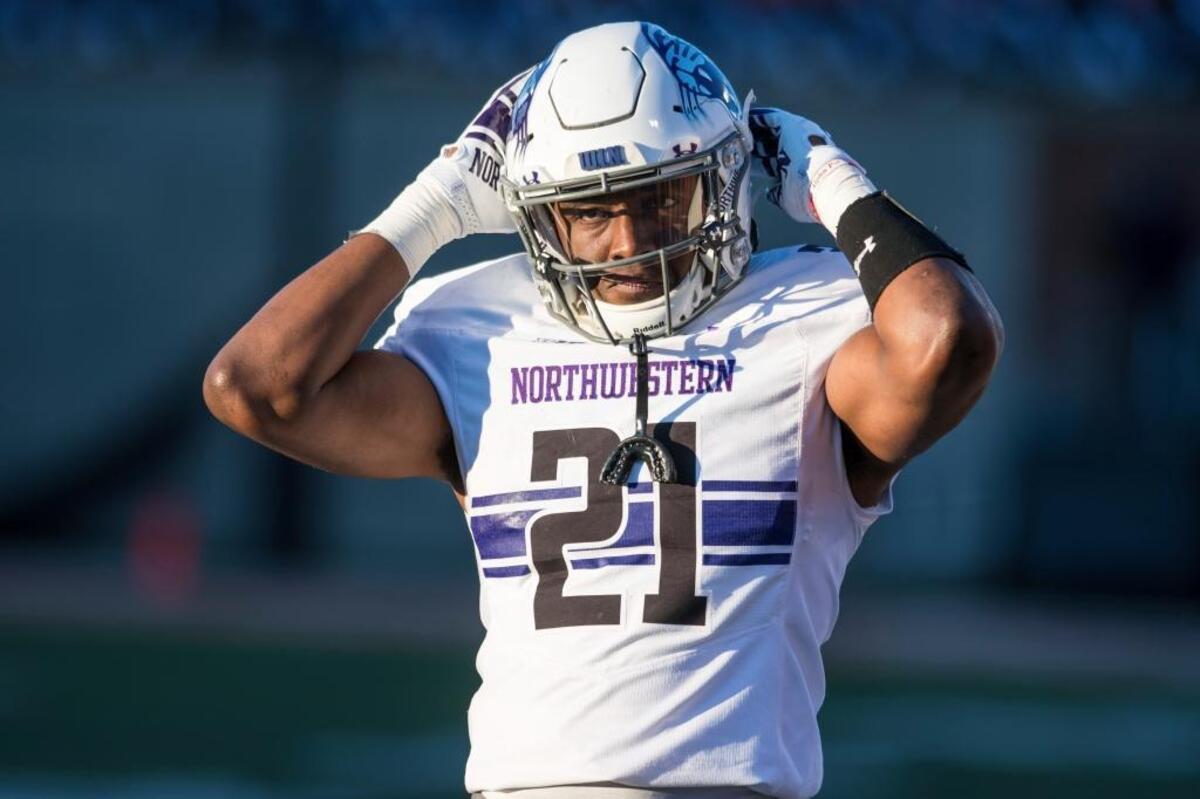 Northwestern running back Justin Jackson has rushed for 1,154 yards and nine touchdowns in 2017.