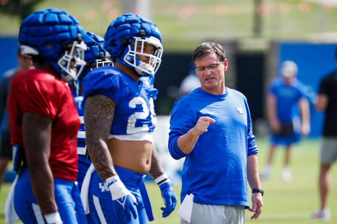 Offensive coordinator Rich Scangarello hopes to use his experience working with high school quarterbacks to recruit a replacement for star Will Levis.