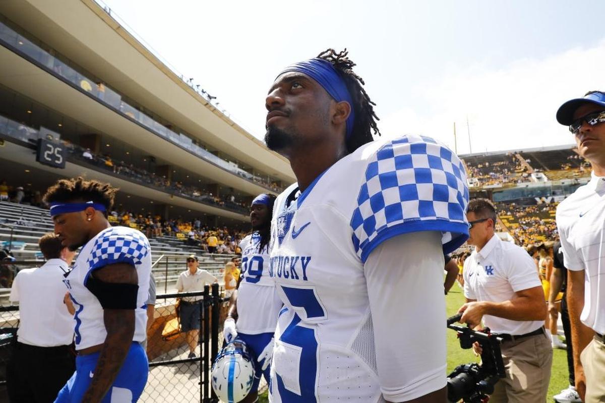 Kentucky quarterback Stephen Johnson completed 11 of 20 throws for 176 yards and a touchdown Saturday. Johnson also ran for one TD.