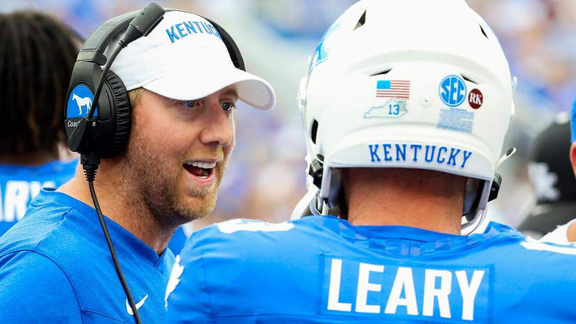 UK offensive coordinator Liam Coen called his medical episode a ‘good wake-up call’ he hopes will lead to a healthier lifestyle.