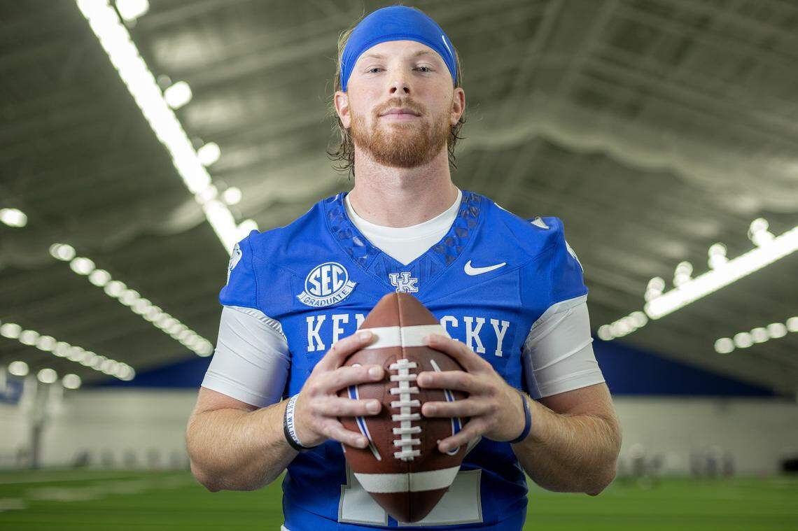 Brock Vandagriff and the Kentucky football team open the 2024 season at home against Southern Mississippi on Aug. 31.