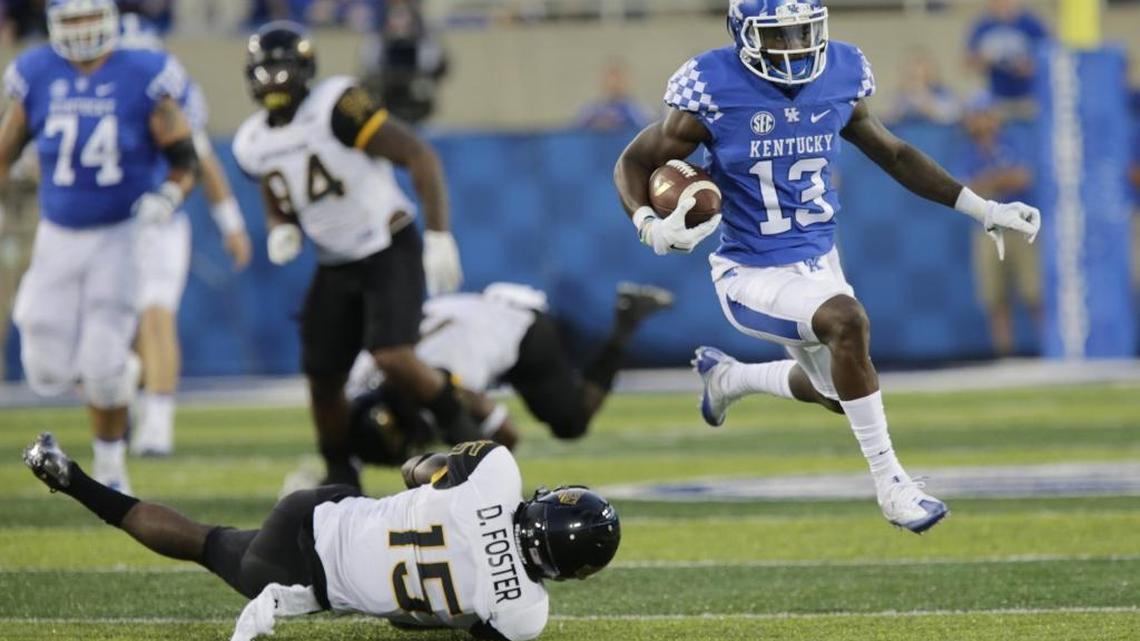 Jeff Badet caught the second-most passes of any Kentucky player in 2016.