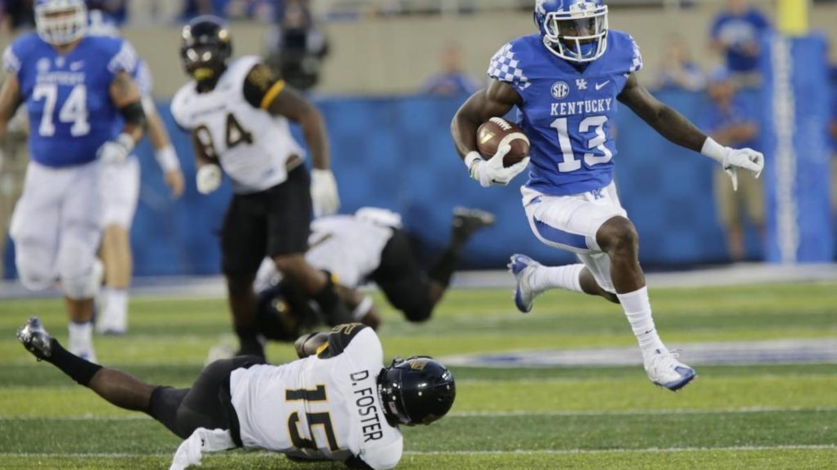 Jeff Badet caught the second-most passes of any Kentucky player in 2016.