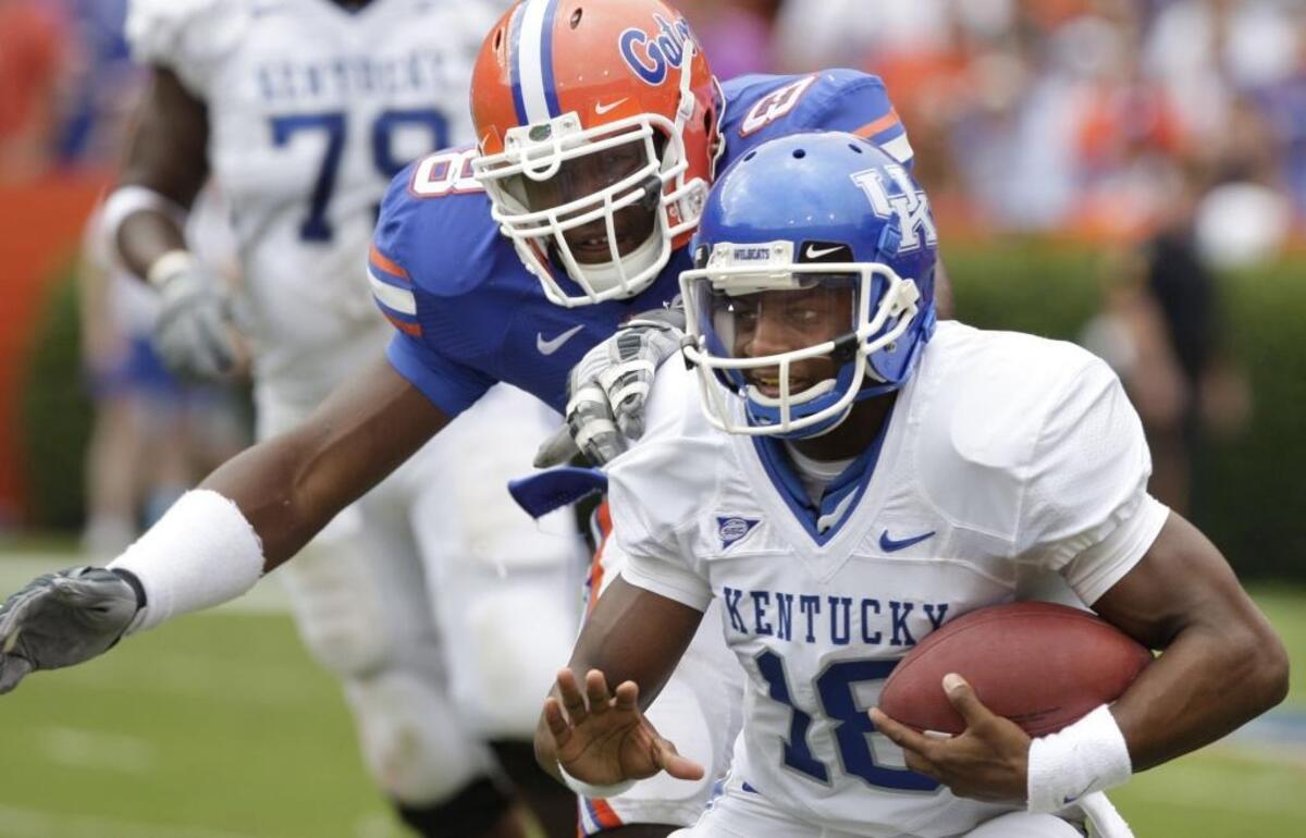 Draft gem: Kentucky’s Randall Cobb played some at quarterback against Florida in 2008. Cobb has gone on to a successful career with the Green Bay Packers in the NFL.