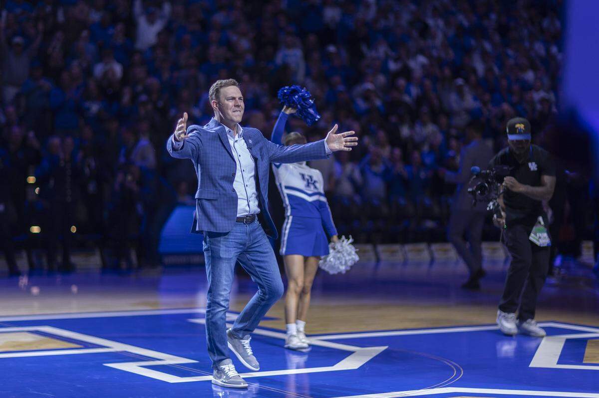 At his introductory news conference, new Kentucky football coach Will Stein promised to hire “some of the best coordinators in the country.”