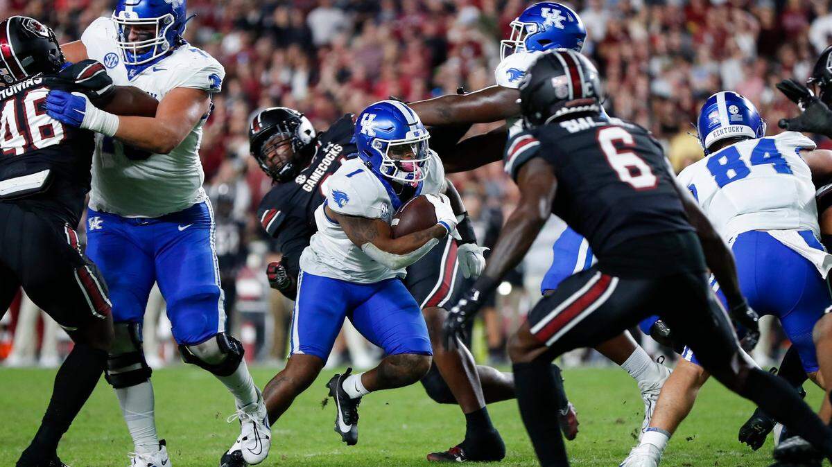 Why Kentucky football coaches say Ray Davis did not play more at South Carolina
