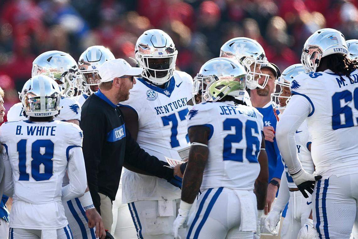 Liam Coen said he planned to stay at Kentucky for multiple years for his second stint as offensive coordinator but appears headed back to the NFL after just one season.