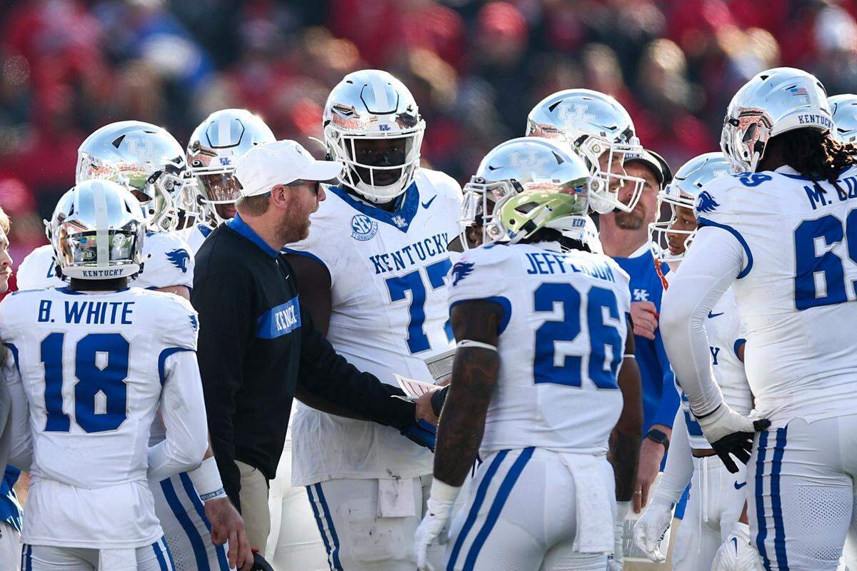 Liam Coen said he planned to stay at Kentucky for multiple years for his second stint as offensive coordinator but appears headed back to the NFL after just one season.