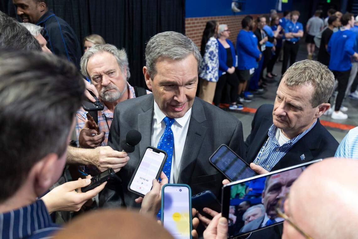 Kentucky athletics director Mitch Barnhart thinks changing the way the athletics department is governed within the university structure will better position it to respond to changes coming from the NCAA’s House settlement.