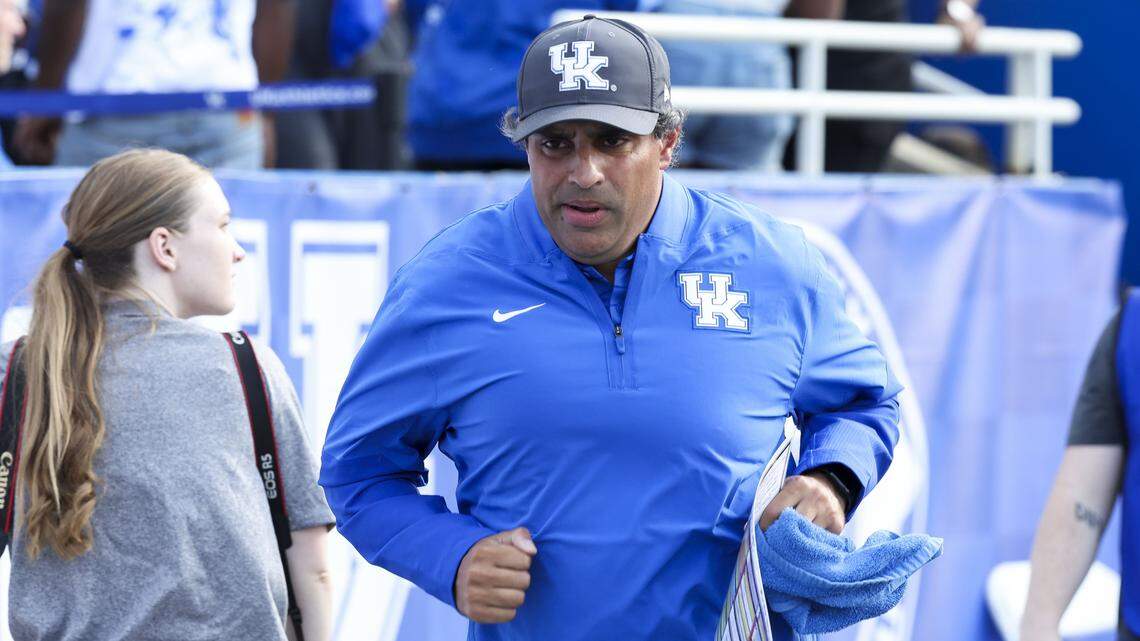 Kentucky Wildcats offensive coordinator Bush Hamdan told reporters after the game he is trying to scheme ways to get receivers open.