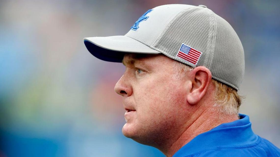 Kentucky football coach Mark Stoops traveled the country this past week talking to prospective recruits for the Wildcats’ class of 2017.