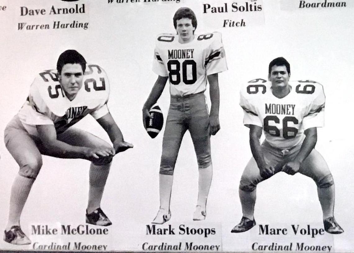 Mark Stoops was a standout football player at Cardinal Mooney High School in Youngstown, Ohio.