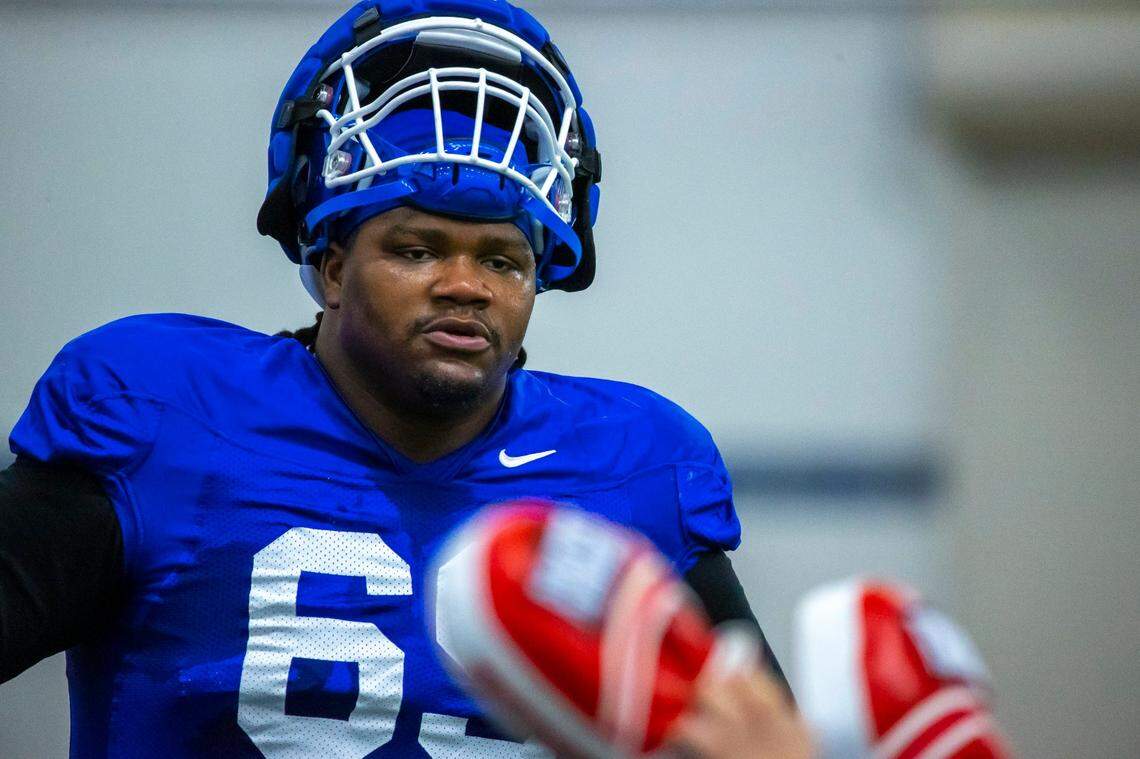 Marques Cox started 34 of 36 games across five seasons at Northern Illinois before suffering a season-ending foot injury against Kentucky last season.