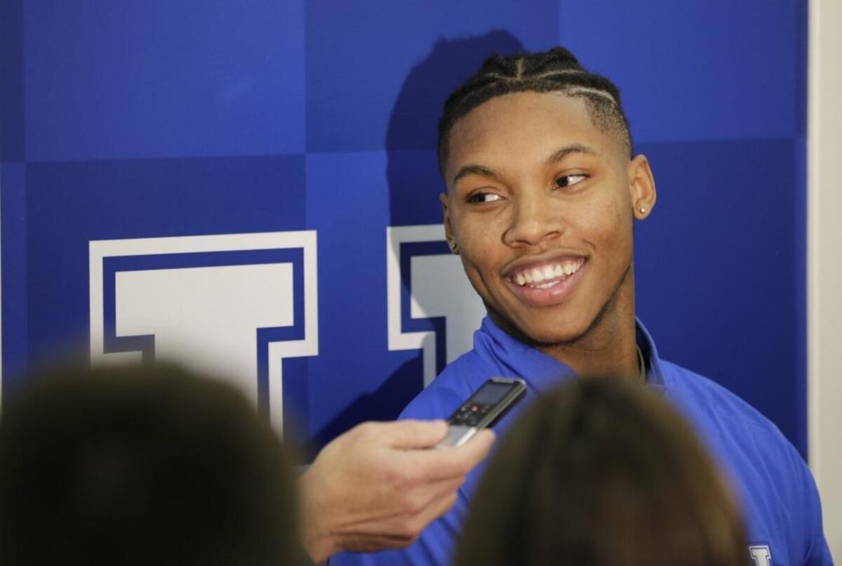 Lonnie Johnson sat out last season at his junior college before transferring to Kentucky.