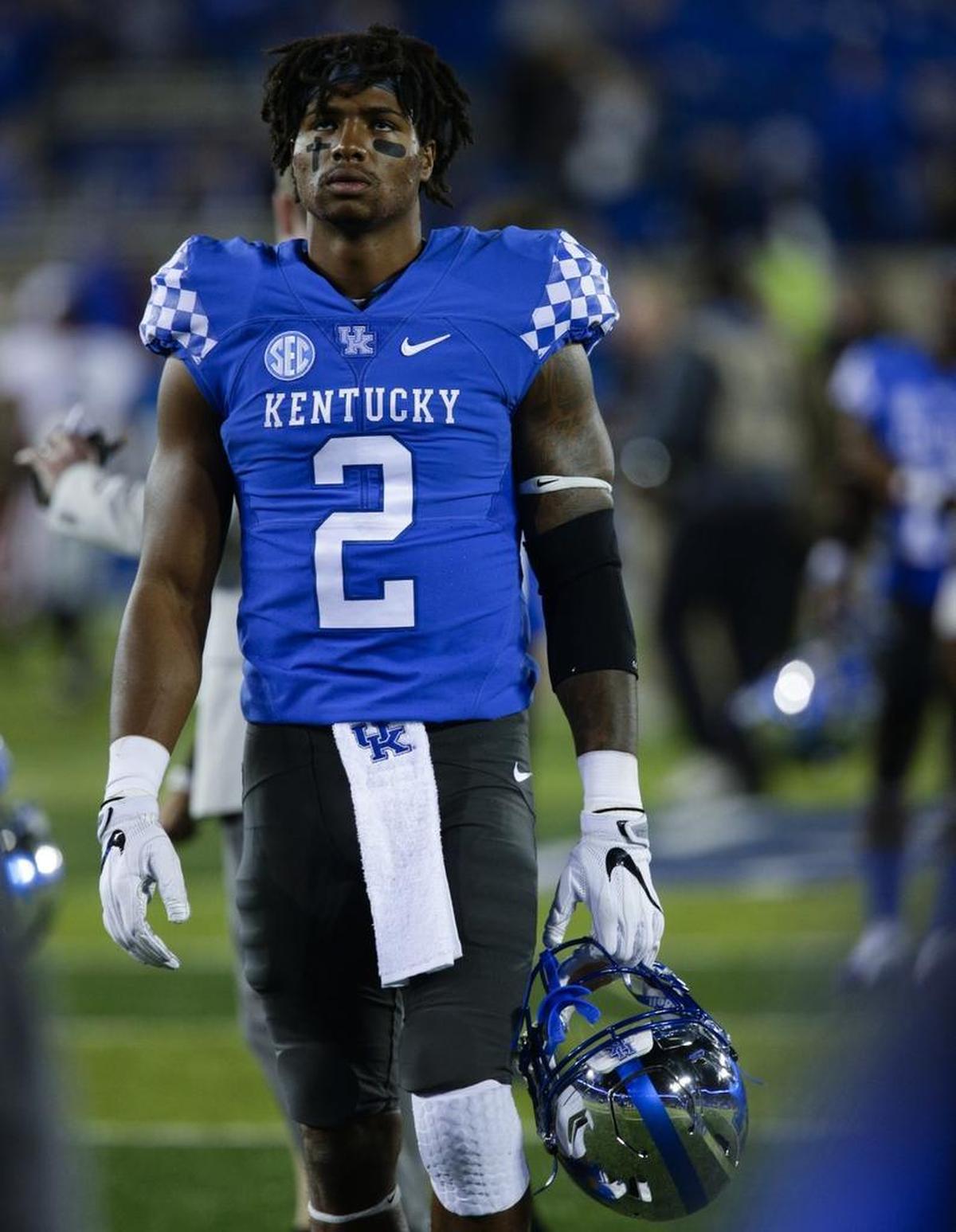 Dorian Baker has 88 catches for 1,015 yards and six touchdowns during his UK career. He missed all of last season with an ankle injury but is expected to be a major contributor this fall.