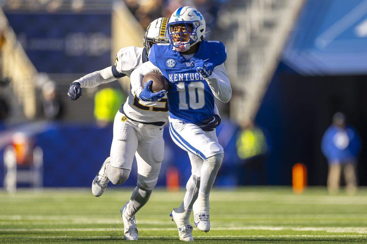 Jamarion Wilcox led Kentucky with 590 rushing yards on 92 carries in 2024.