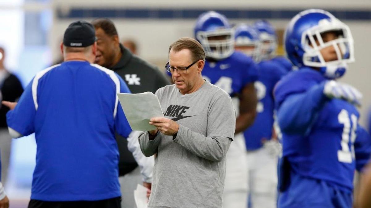 Kentucky special teams coordinator Dean Hood is having to replace a starting kicker and punter this season, as well as some other special teams standouts.