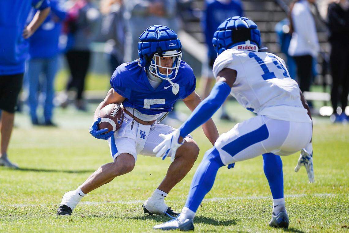 Wide receiver Anthony Brown gained a head start on his fellow freshmen by enrolling early and participating in spring practice.