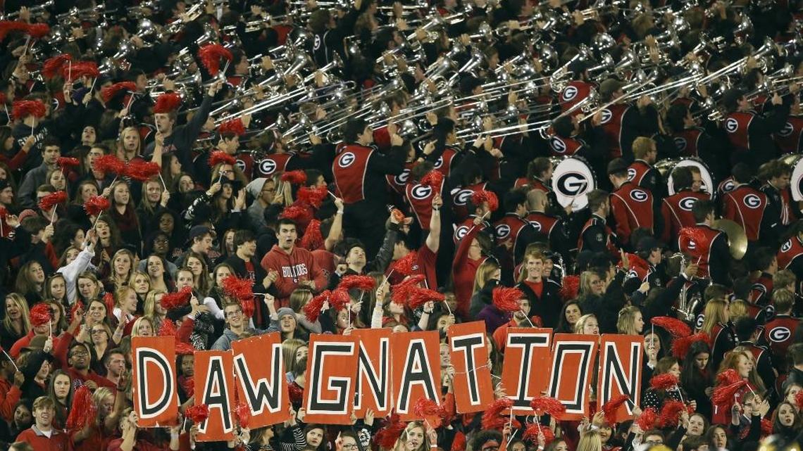 Georgia and Notre Dame meet for the first time ever in the regular season on Saturday at South Bend, Ind.