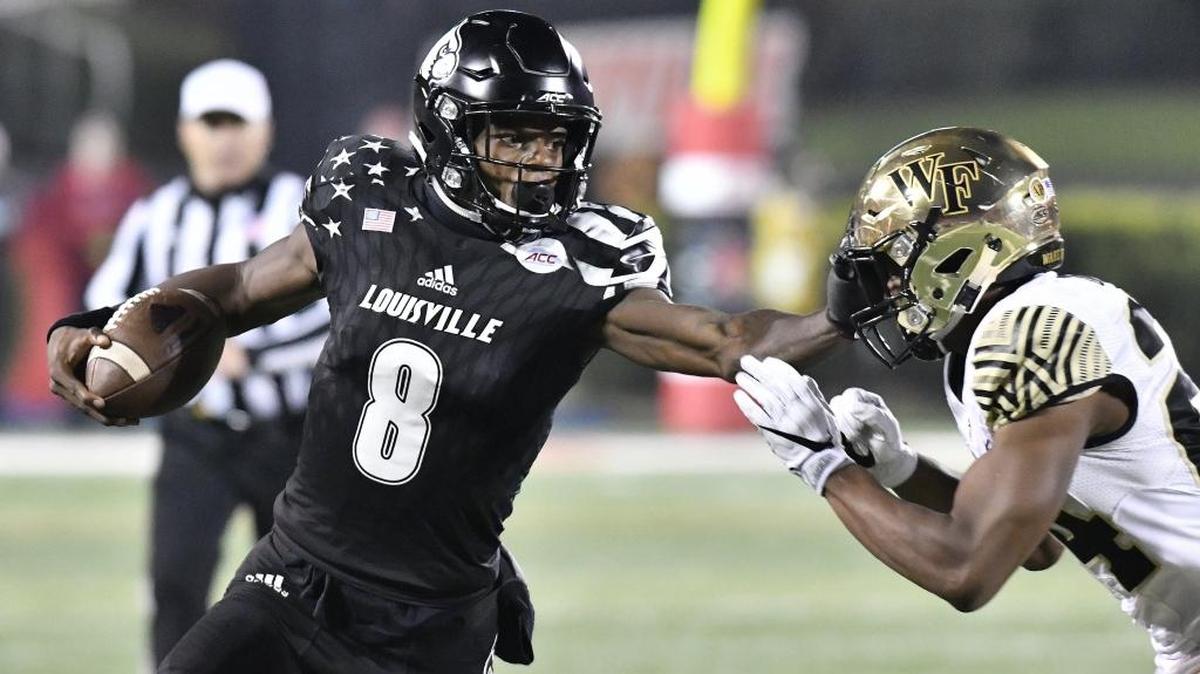 Louisville star quarterback Lamar Jackson was ranked by Rivals.com as a four-star recruit coming out of high school last year.