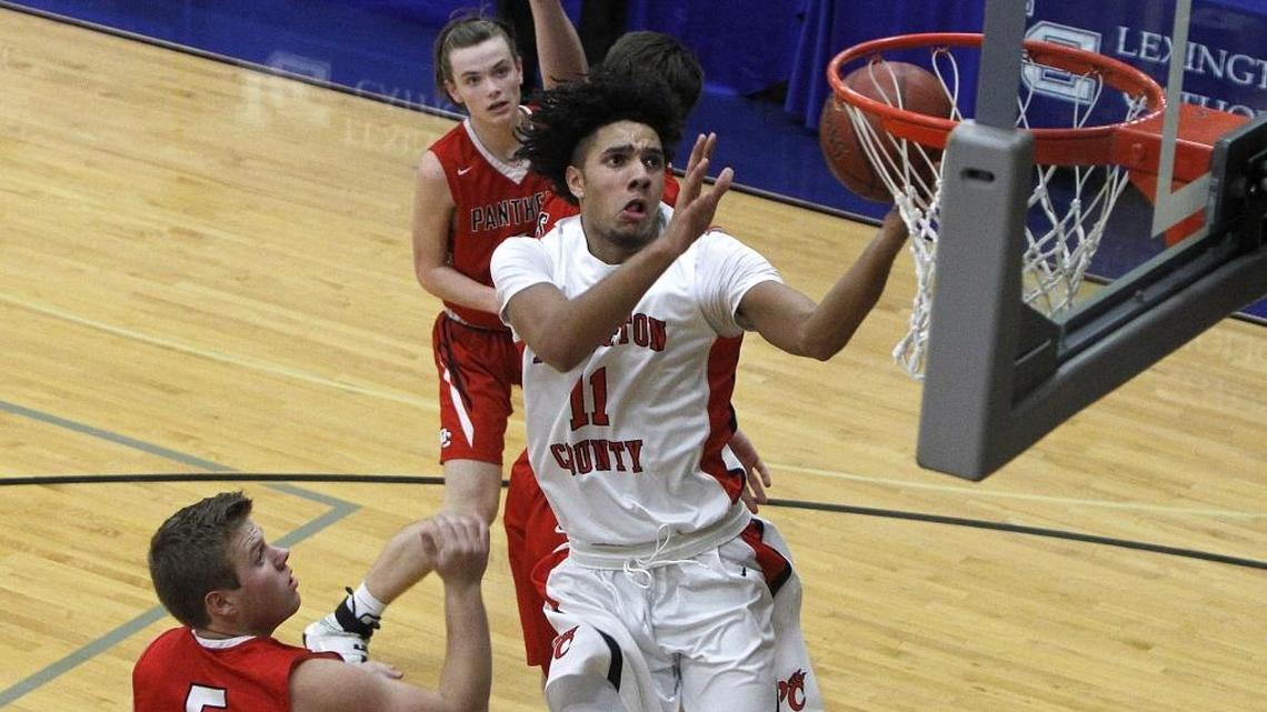 Pendleton County’s Dontaie Allen averaged 31.8 points per game as a high school junior last season.