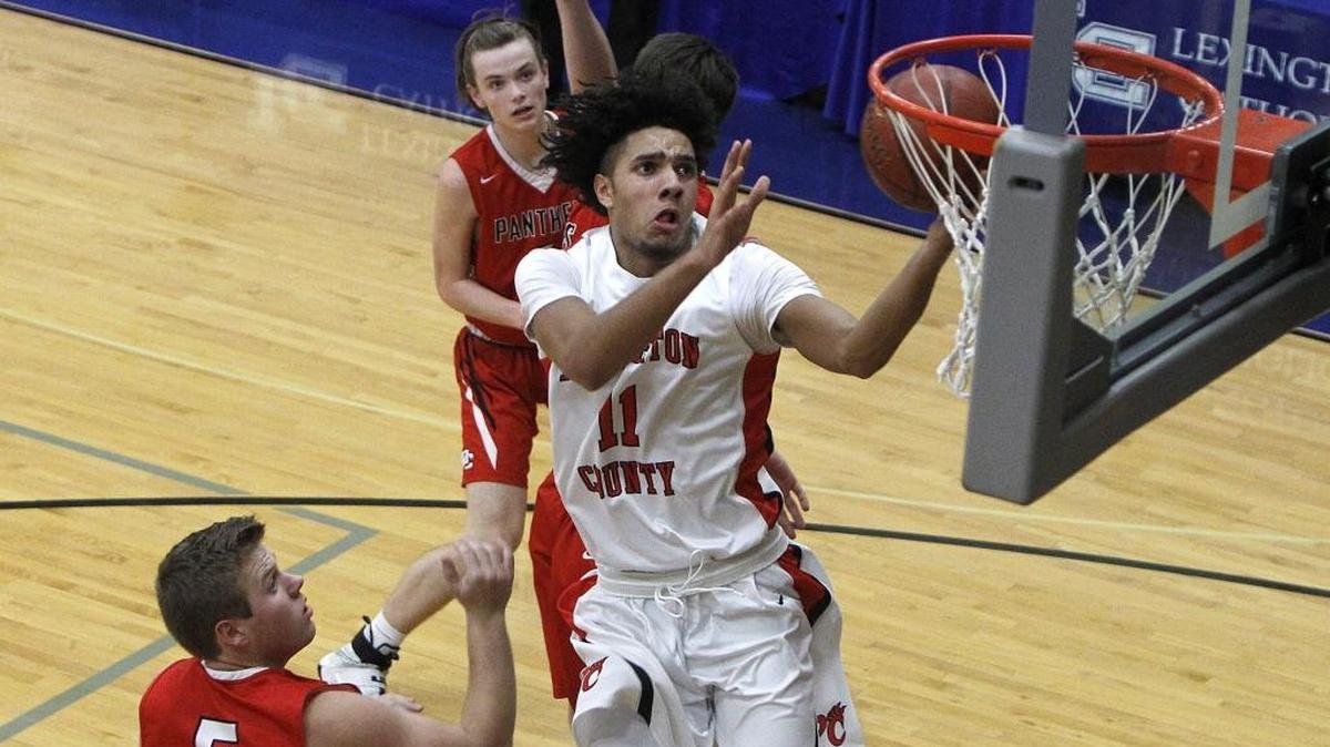 Pendleton County’s Dontaie Allen averaged 31.8 points per game as a high school junior last season.