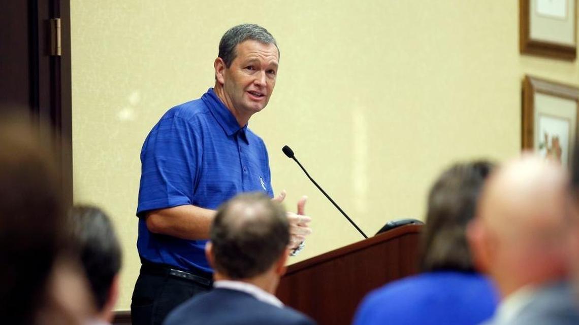 University of Kentucky Athletics Director Mitch Barnhart had a message for K Fund donors on Friday.