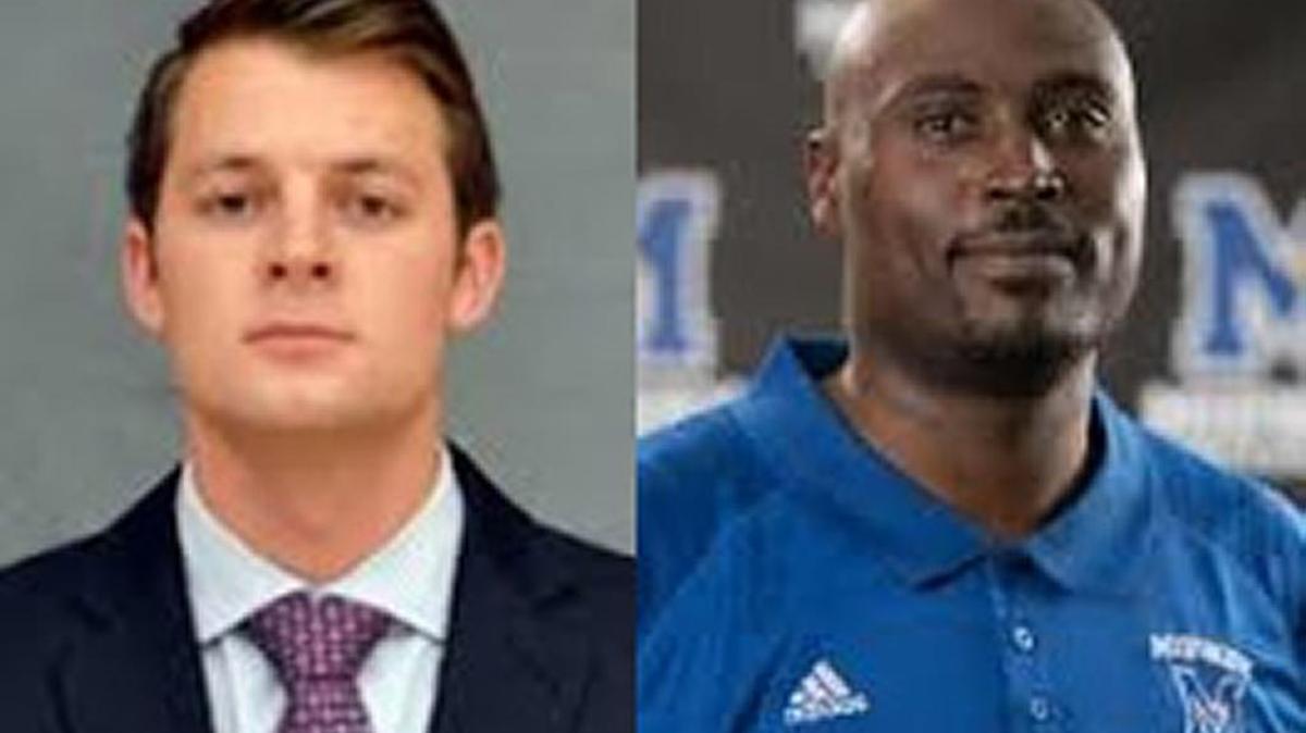 Barrett Meyer, left, and Marquis Estill have joined the Georgetown College men’s basketball coaching staff.