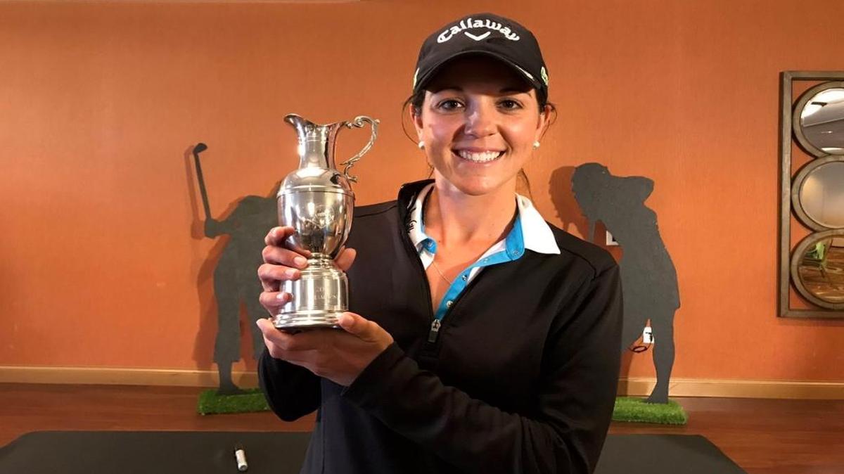 Emma Talley’s first pro victory came at the Island Resort Championship in Harris, Mich.