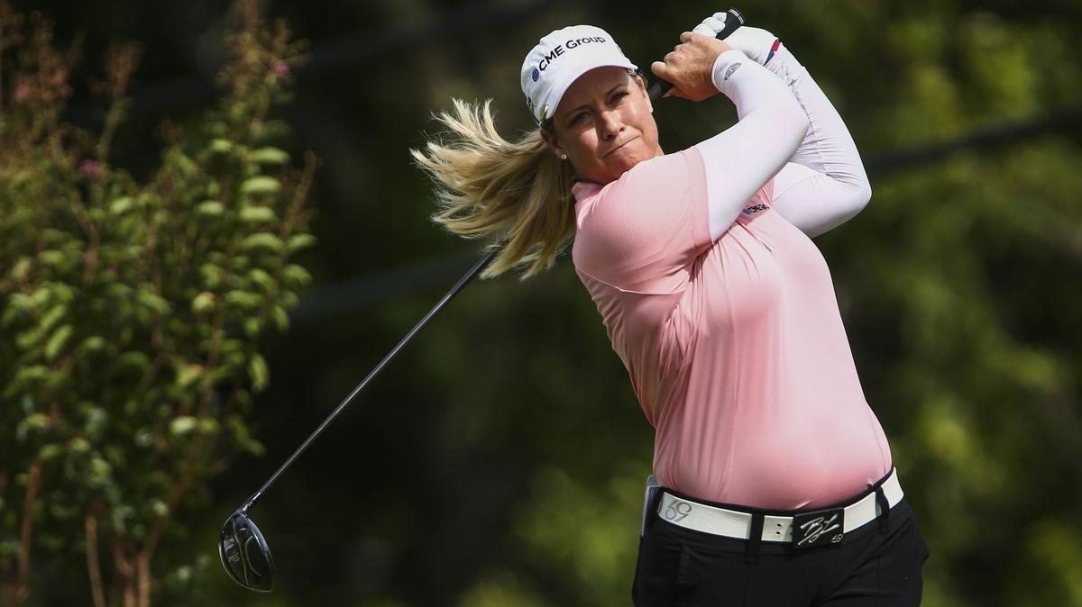 Brittany Lincicome ended her first nine holes of the tournament 3-over-par during the first day of competition at the PGA Tour Barbasol Championship at Keene Trace Golf Club outside Nicholasville on Thursday. She finished with a 6-over-78.