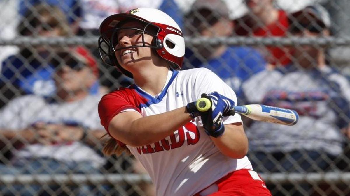 Scott County's Taylor Ricketts at bat against McCracken Co. at Lois Holmes Field in Georgetown, Ky., Saturday, April 16, 2016.