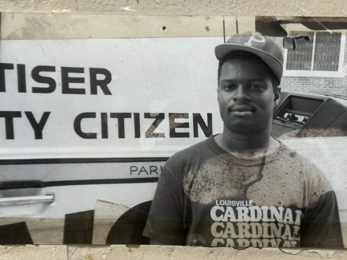 This undated photo from Ivan K. Rice’s Facebook page reveals a young ‘Doctor of Sports” from his early days writing about sports for the Bourbon County Citizen.