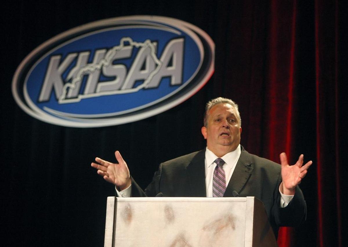 KHSAA Commissioner Julian Tackett was able to provide Kentucky high school students with some degree of normalcy during the pandemic-impacted 2020-21 school year by successfully conducting high school sports seasons.