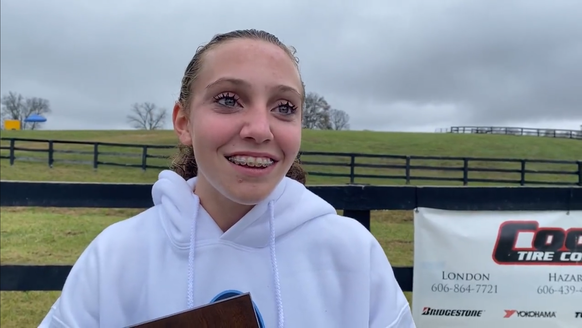 Woodford County sophomore Addison Moore has been named the 2023 Kentucky Gatorade Girls Cross Country Player of the Year for achievements that included last season’s Class 3A state championship.